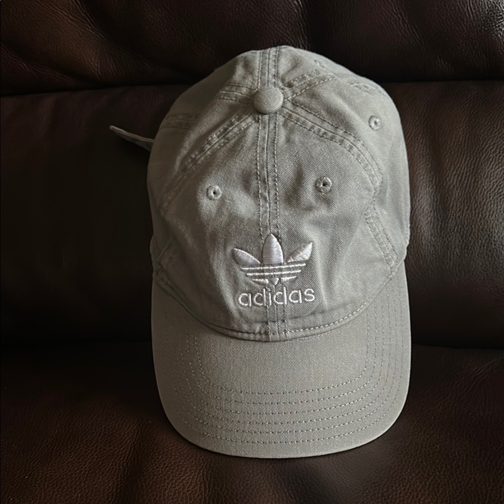 Adidas Light Gray Cap with Logo